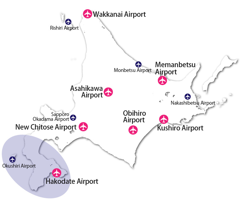 Hakodate Airport Area Map