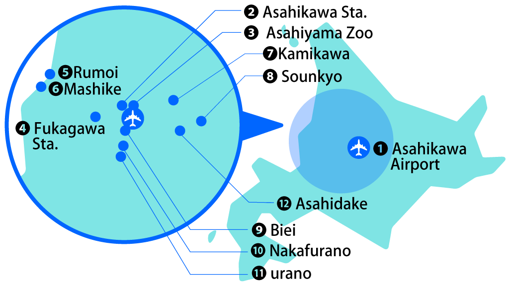 Asahikawa Airport area